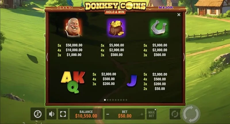 Donkey Coins Hold & Win - スティッキーな Coin トークンのフィールド